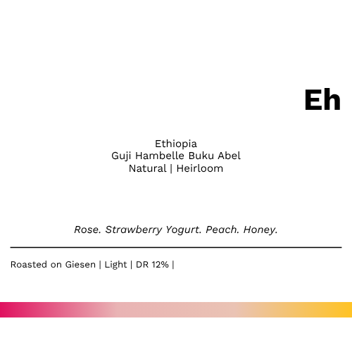 NEW!!! Eh - Guji Hambelle Buku Abel