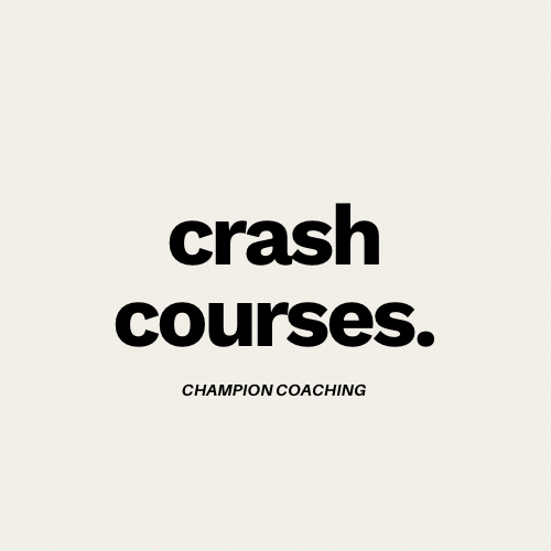 crash courses