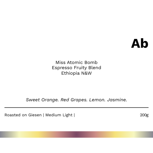 Ab - Miss Atomic Bomb 濃縮咖啡果味混合中輕度烘焙