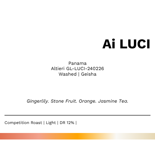 「Chacha 團購」Ai LUCI - Altieri GL-LUCI-240226 Washed Geisha
