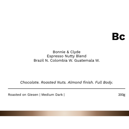 Bc - Bonnie & Clyde 濃縮併配咖啡
