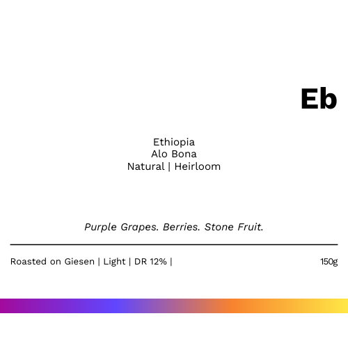 Ey - 衣索比亞 Yigacheffee Edido Mulugeta Tsige G1 日曬