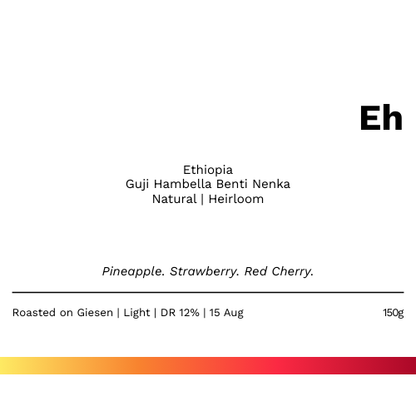 Ey - 衣索比亞 Yigacheffee Edido Mulugeta Tsige G1 日曬
