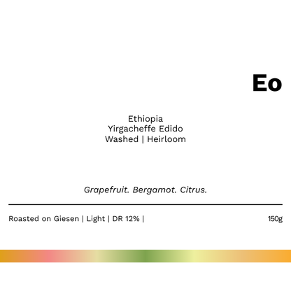 NEW! Eo - Ethiopia Yirgacheffe Edido Washed