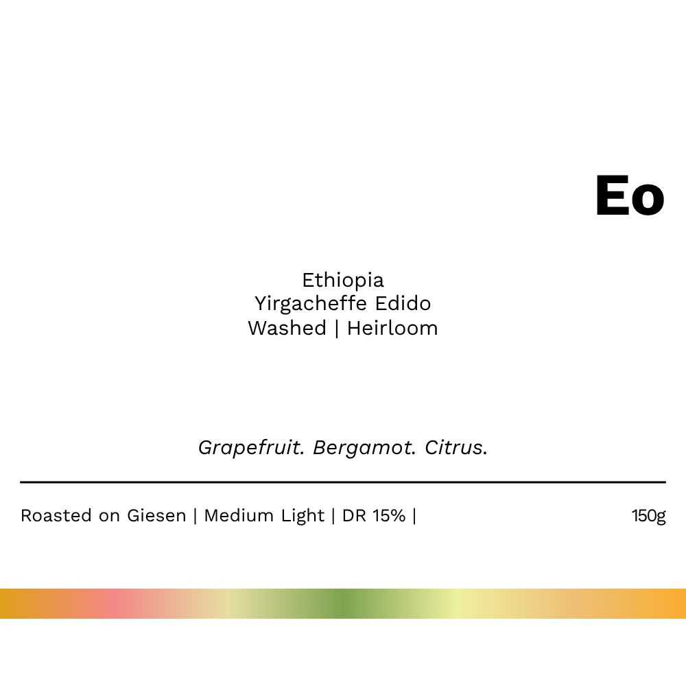 NEW! Eo - Ethiopia Yirgacheffe Edido Washed (SOE)