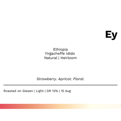 NEW! Ey - Ethiopia Yirgacheffe Idido Natural