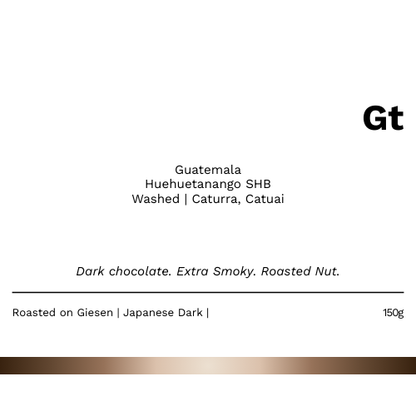 Gt - 瓜地馬拉 Huehuetanango SHB 日本深度烘焙