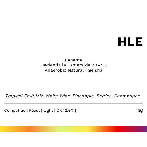 HLE - Hacienda la Esmeralda Geisha 2BANC