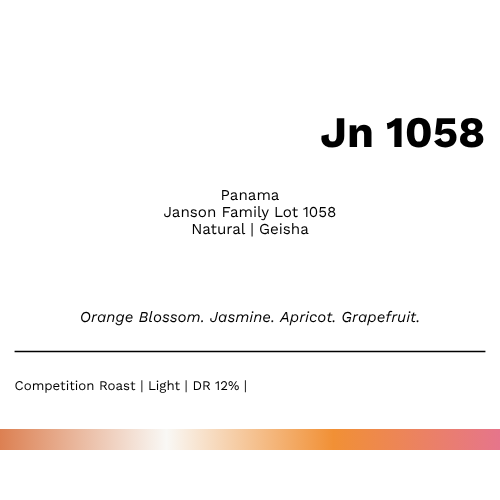 Jn 1058 - Janson Family Lot 1058 Natural Geisha