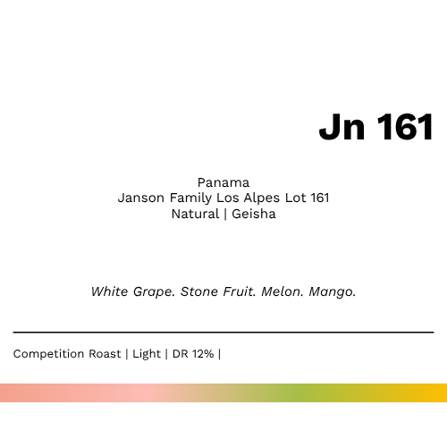 「Chacha 團購」Jn 161 - Janson Geisha Los Alpes Lot 161 Natural Geisha