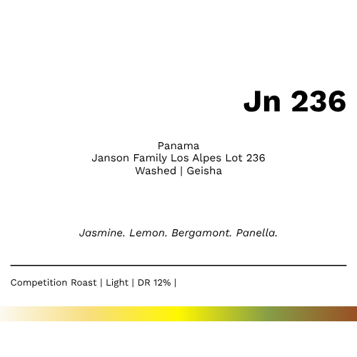 「Chacha 團購」Jn 236 - Janson Geisha Los Alpes Lot 236 Washed Geisha