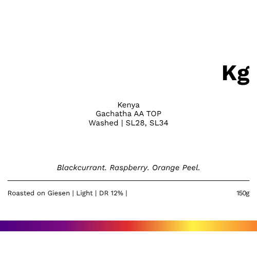 <MOST POPULAR WASHED!> Kg - Kenya Gachatha AA TOP Washed