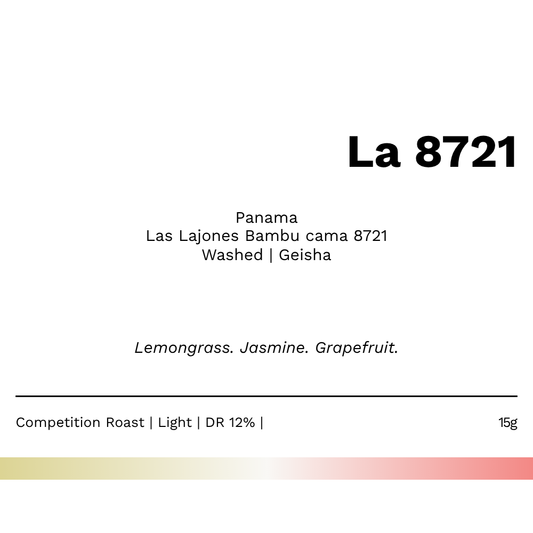 New! La 8721 - Las Lajones Bambu cama 8721 Washed Geisha
