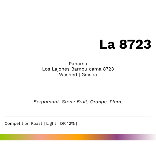 New! La 8723 - Los Lajones Bambu cama 8723 Washed Geisha